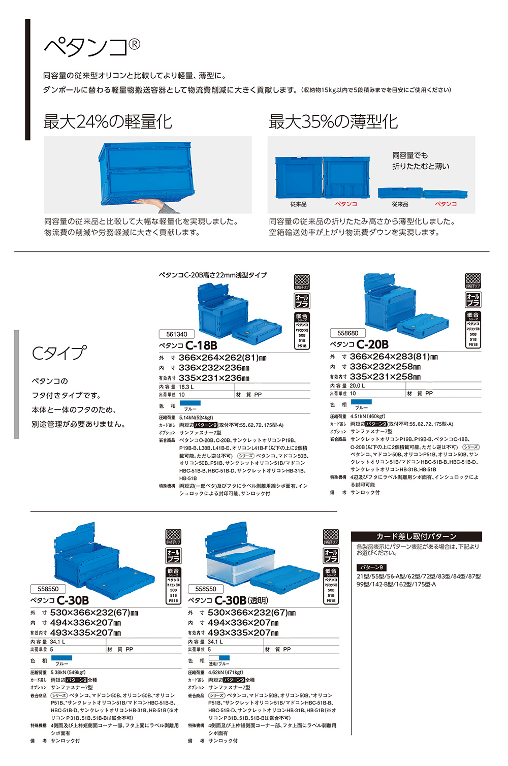 ペタンコ Cタイプ