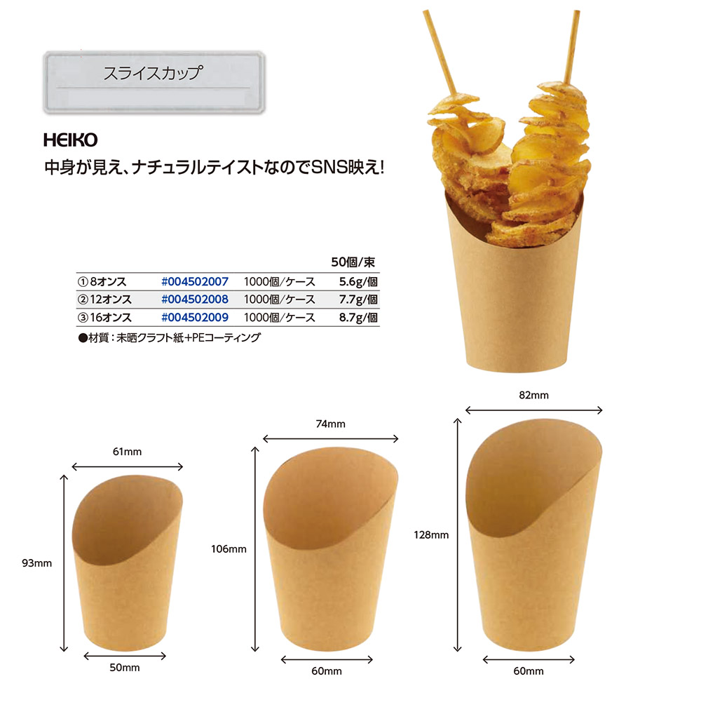 スライスカップ