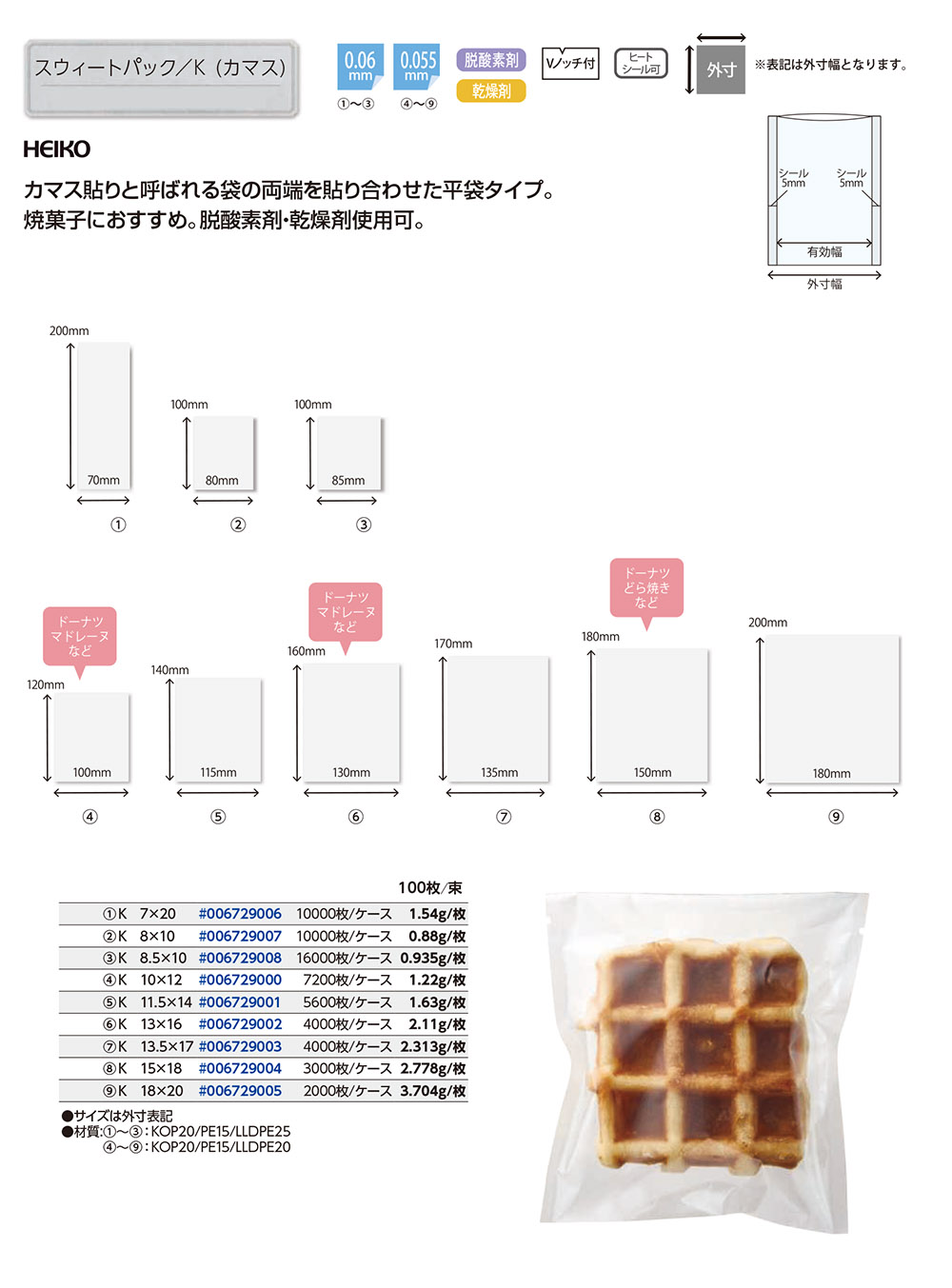 スウィートパック カマスK
