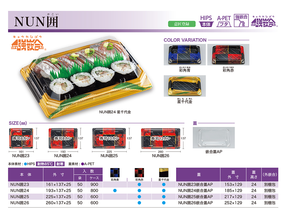 NUN囲（かこい）強嵌合