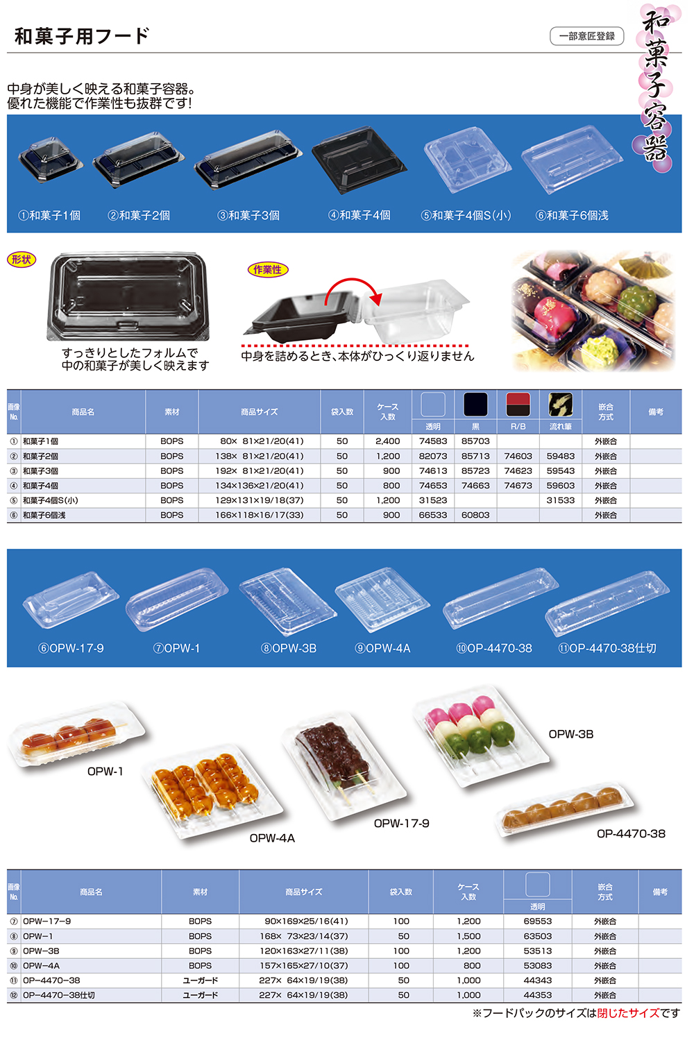 和菓子用フード