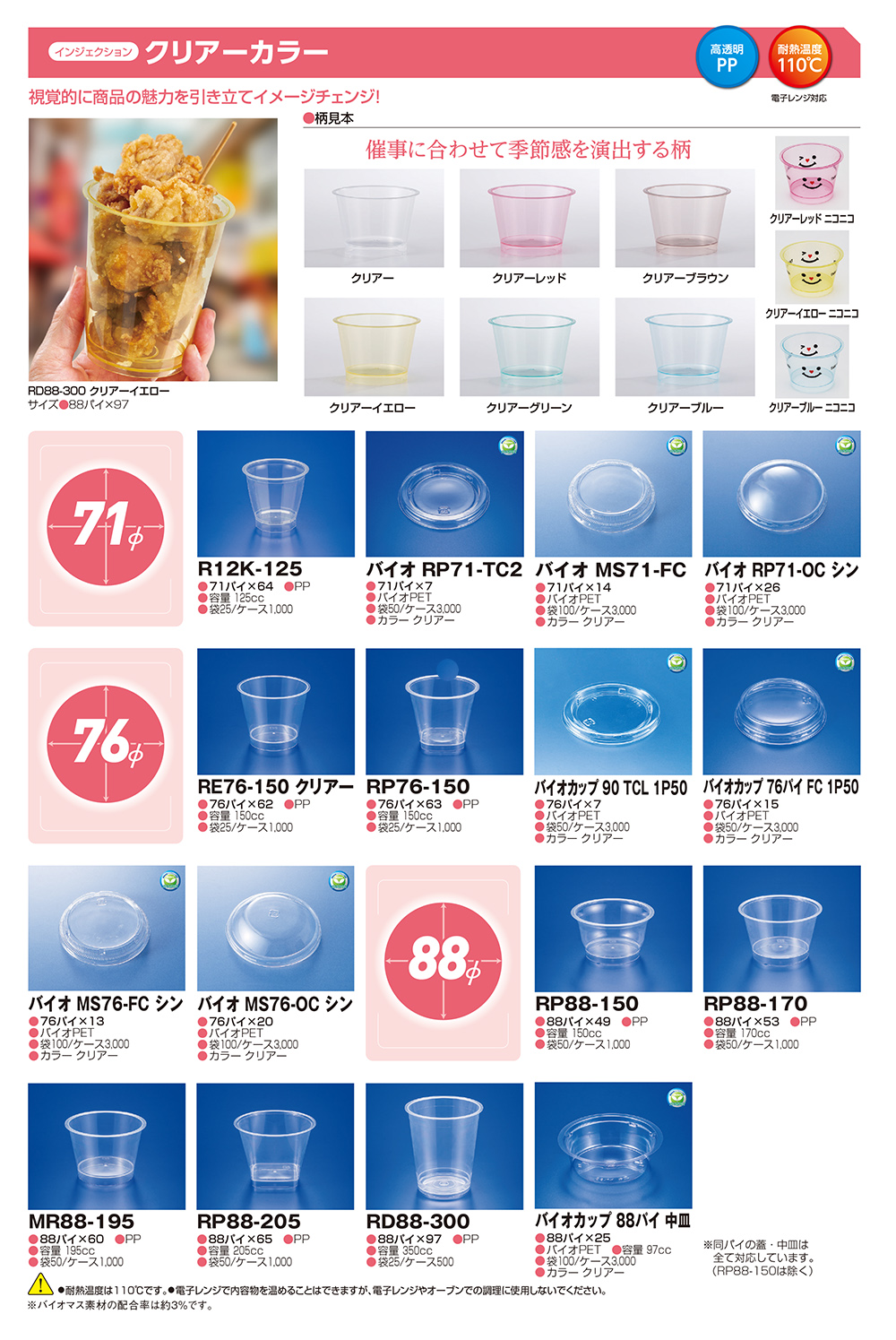 インジェクション／クリアーカラー