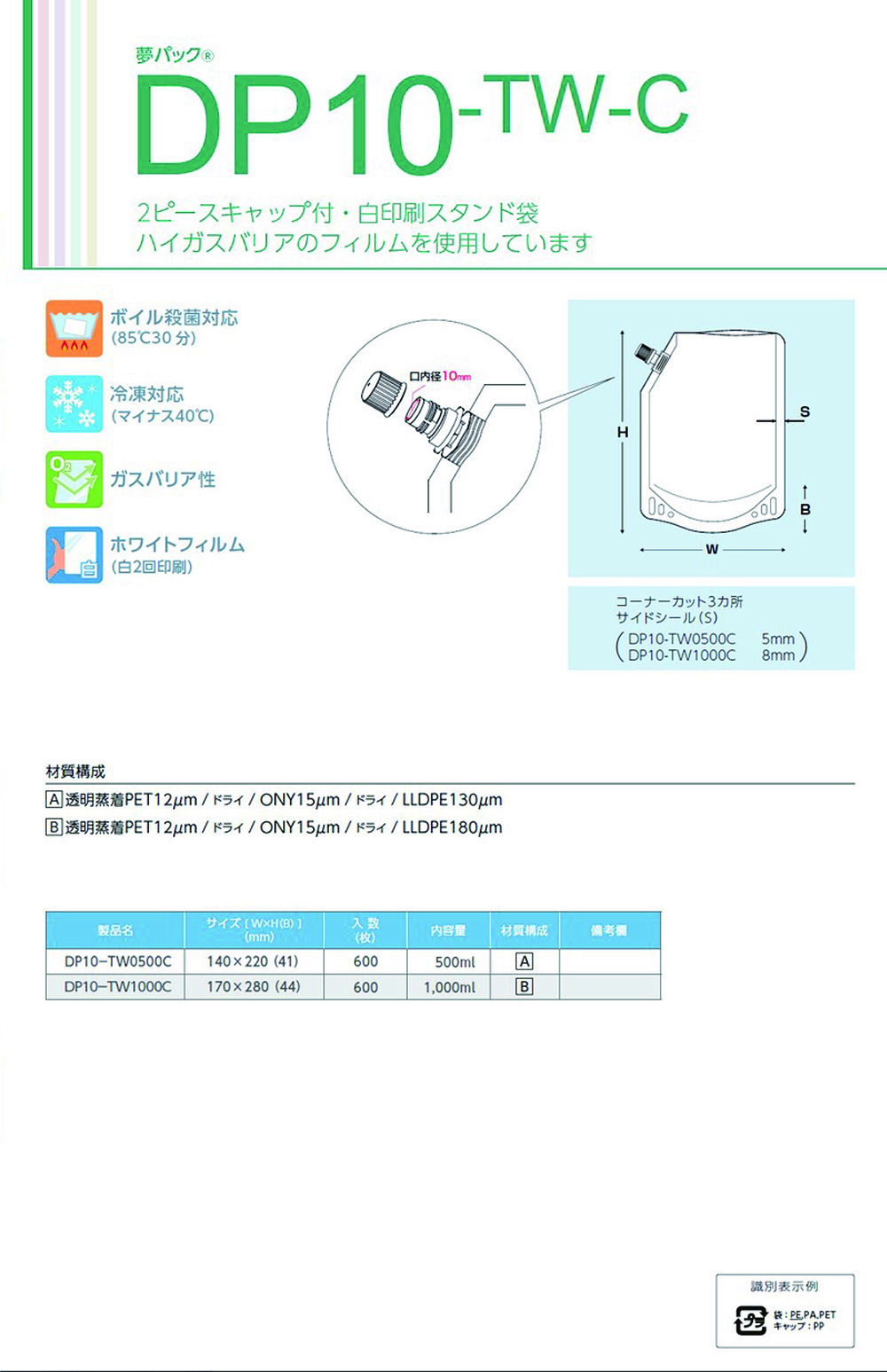 夢パック DP10-TW-C