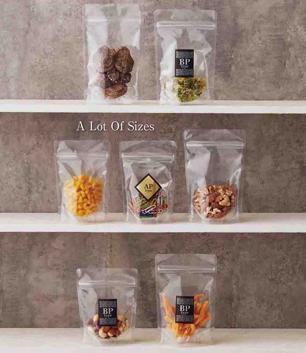 チャック付スタンドパック（AP･BPタイプ）