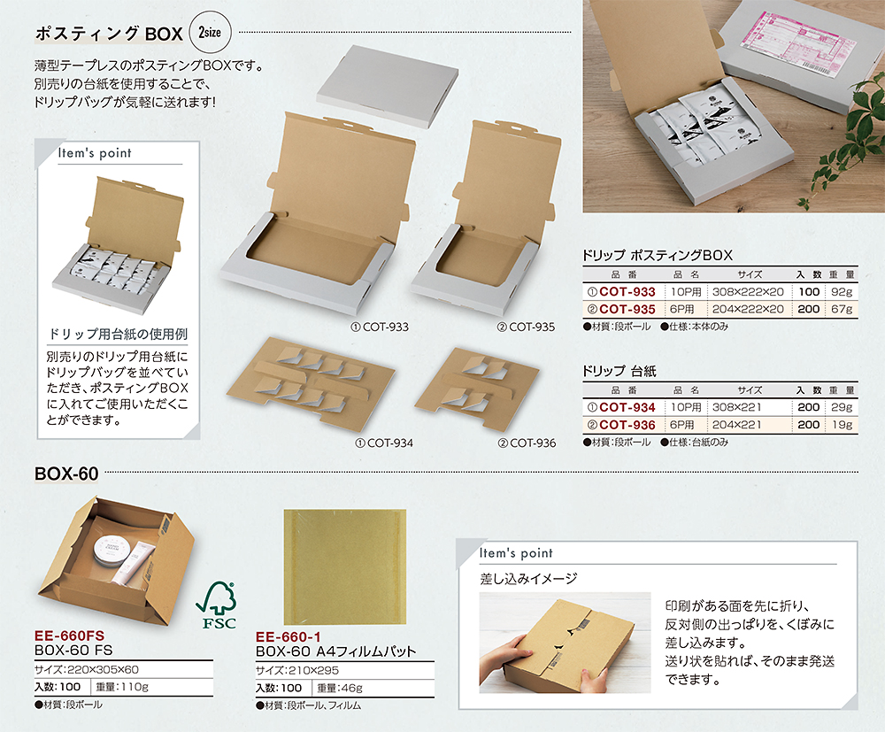 ドリップポスティングボックス／BOX60